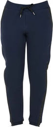 Produktbild von Equestro Damen Reithose Tear-Away mit Fleece für den Winter in Blau Größe S