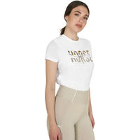 Produktbild von Equestro Damen Reitshirt Horse Love aus Baumwolle Weiß XS