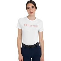 Produktbild von Equestro Damen T-Shirt mit Strass aus Baumwolle kurzarm Größe L
