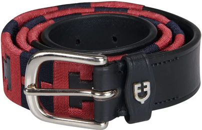 Produktbild von Equestro Damentasche aus Leder mit geometrischem Muster in Schwarz 70 cm