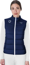 Produktbild von Equestro Daunenweste Reitjacke Damen Blau XS