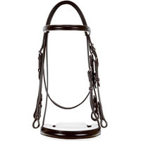 Produktbild von Equestro Dressage+ Trense aus Leder für Vollblut in Braun oder Schwarz