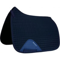 Produktbild von Equestro Dressur Schabracke aus Baumwolle Blau für Warmblut