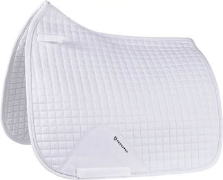 Produktbild von Equestro Dressur Schabracke aus Baumwolle in Weiß Größe M