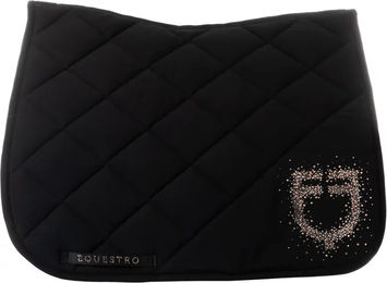 Produktbild von Equestro Dressur Schabracke aus Stoff in Schwarz