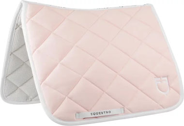 Equestro Dressur Schabracke mit Logo in Weiß oder Rosa – Bild 1 von 1