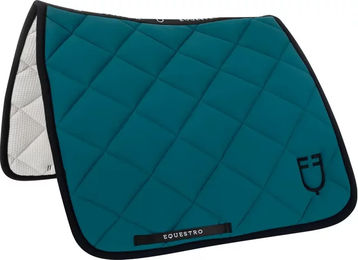 Produktbild von Equestro Dressur-Tuch für Pferde aus Baumwolle Schwarz