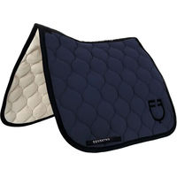 Produktbild von Equestro Dressurmatte Black Line Edition für Warmblut in Schwarz und Blau