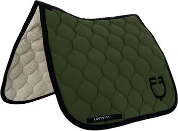 Produktbild von Equestro Dressurmatte Black Line Edition für Warmblut in Schwarz und Grün
