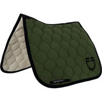 Produktbild von Equestro Dressurmatte Black Line Edition für Warmblut in Schwarz und Grün