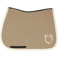 Produktbild von Equestro Dressurmatte Wave Quilting Beige für Vollblut/VB