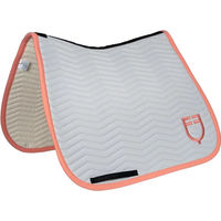 Produktbild von Equestro Dressurmatte Wave Quilting für Warmblut in Grau und Weiß