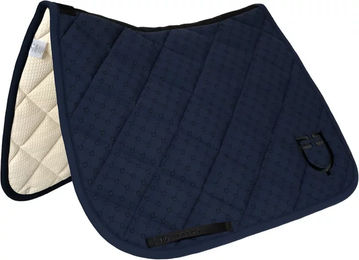 Equestro Dressurpad für Pferde mit Monogramm in Marineblau – Bild 1 von 1