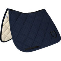 Produktbild von Equestro Dressurpad für Pferde mit Monogramm in Marineblau