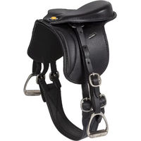 Produktbild von Equestro Dressursattel für Ponys aus Leder in Schwarz