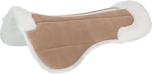 Produktbild von Equestro Ecowool Sattelpad aus Wolle in Beige