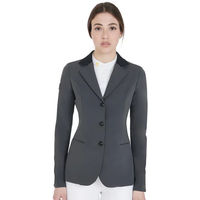 Produktbild von Equestro Elegance Turnierjacket Damen aus Nylon in Grau oder Schwarz Größe M