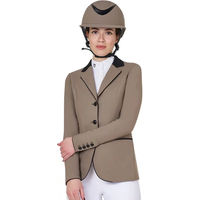 Produktbild von Equestro Elegance Turnierjacket Damen aus Polyamid in Beige oder Braun Größe XS