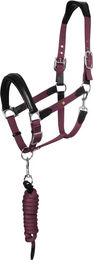 Produktbild von Equestro Ergonomic Lani New Set aus Halfter und Longiergurt für Pferde aus Kunstleder