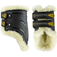 Produktbild von Equestro Evolution Eco Gamaschen aus Wolle mit PU-Schale Schwarz für Pferde Vollblut
