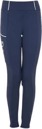 Equestro Fise Junior Reithose für Kinder mit Full Grip Silikonbeschichtung Blau 10 Jahre – Bild 1 von 8