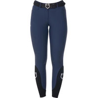Produktbild von Equestro Fise Reithose Damen Full Grip Blau Größe 40