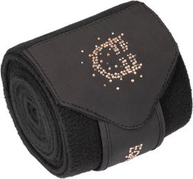 Produktbild von Equestro Fleece-Bandeau Stirnband für den Winter Schwarz 4er Pack