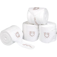 Produktbild von Equestro Fleece-Bandeau Winter Weiß 4er Pack