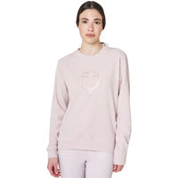 Produktbild von Equestro Fleecejacke Damen mit Rundhalsausschnitt in Lila oder Rosa