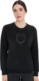 Equestro Fleecejacke Damen mit Rundhalsausschnitt Schwarz Größe M – Bild 1 von 1