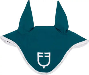 Produktbild von Equestro Fliegenhaube aus Stoff in Blau Größe M