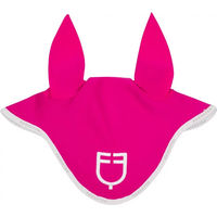 Produktbild von Equestro Fliegenhaube aus Stoff in Rosa für Vollblut/VB