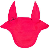 Produktbild von Equestro Fliegenhaube für Pferde aus Baumwolle in Lila oder Rosa