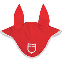 Produktbild von Equestro Fliegenhaube Full aus technischem Stoff in Rot