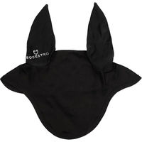 Produktbild von Equestro Fliegenhaube für Pferde aus Baumwolle Schwarz
