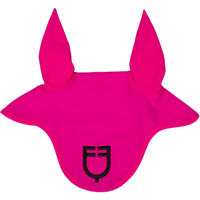 Produktbild von Equestro Fliegenhaube für Pferde aus technischem Gewebe in Fuchsia Größe Full