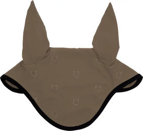 Produktbild von Equestro Fliegenhaube für Pferde Black Line Edition in Schwarz, Braun oder Beige