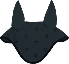 Produktbild von Equestro Fliegenhaube für Pferde Black Line Edition in Schwarz und Blau