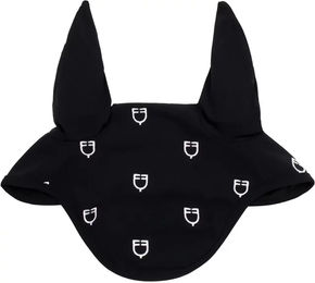 Produktbild von Equestro Fliegenhaube für Pferde Black Line Edition Schwarz Full