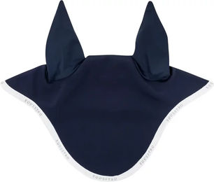 Produktbild von Equestro Fliegenhaube für Pferde Blau Vollblut