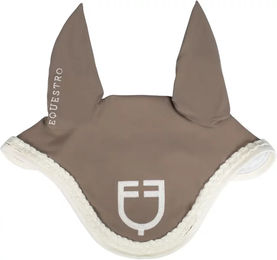 Produktbild von Equestro Fliegenhaube für Pferde in Beige aus Stoff