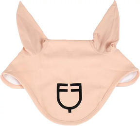 Produktbild von Equestro Fliegenhaube für Pferde in Rosa und Beige