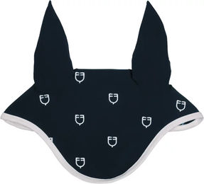 Produktbild von Equestro Fliegenhaube für Pferde White Line Technik Edition Blau