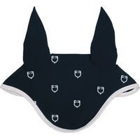 Produktbild von Equestro Fliegenhaube für Pferde White Line Technik Edition Blau