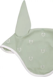 Produktbild von Equestro Fliegenhaube für Pferde White Line Technik Edition Grün Full