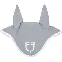 Produktbild von Equestro Fliegenhaube für Vollblut in Grau aus technischem Stoff