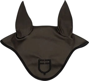 Produktbild von Equestro Fliegenhaube für Vollblut in Grün aus technischem Stoff