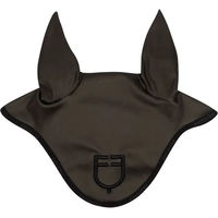 Produktbild von Equestro Fliegenhaube für Vollblut in Grün aus technischem Stoff