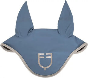 Produktbild von Equestro Fliegenhaube kurz Blau aus Polyester für Pferde