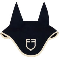 Produktbild von Equestro Fliegenhaube kurz Blau aus Polyester für Vollblut